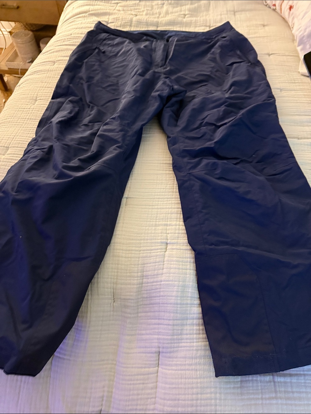 Lands' End Navy Pull-On Women’s Snow Pants